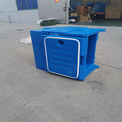 Caixa de transporte de alimentos com isolamento térmico com espuma