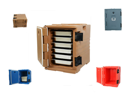 Contenedores térmicos de alimentos isolados mantêm a temperatura dos alimentos constante com material de LLDPE