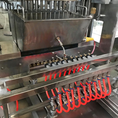 Máquina de goma automática de 220 V para fabricação de doces de urso goma em bebidas alimentares