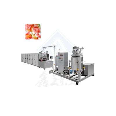 Máquina de goma automática de 220 V para fabricação de doces de urso goma em bebidas alimentares