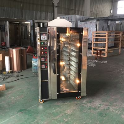 Forno de convecção a gás eléctrico Forno de ar quente para assar pão e bolo