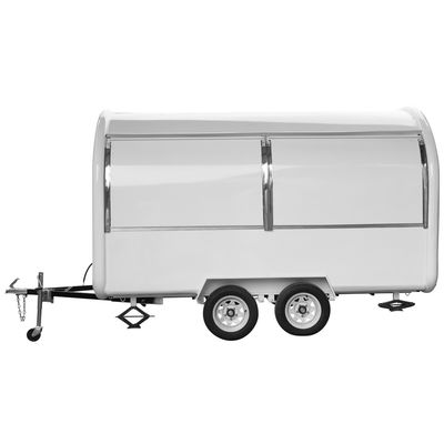 2300*1650*2300mm Reboque comercial de bebidas Churros Carrinho para venda de carrinhos de comida