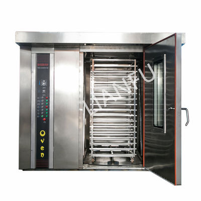32 Caixa Forno rotativo de padaria comercial / Máquinas elétricas a gás diesel para fornos de panificação