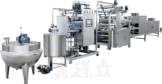 2000KG Profissional Full Automatic Lollipop Candy Maker para linha de produção de doces