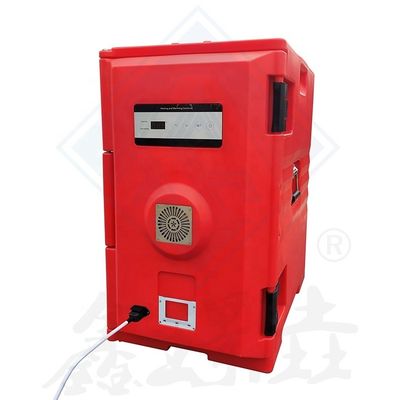 Caixa de almoço de plástico com aquecedor de alimentos com temporizador e caixa fresca multicolor