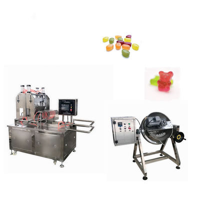 Capacidade de produção de 20 a 50 kg/h Máquina de fabricação de doces de goma com matéria-prima gelatina