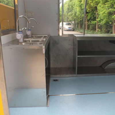 220 V camião de fast food móvel para reboques de corrente aérea