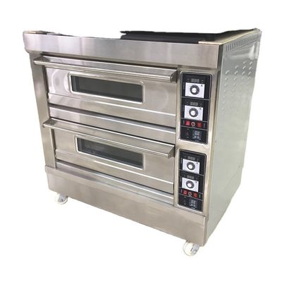 Máquinas de cozinha Função Elétrica bolo de gás Forno de pizza com competitivo e 3 decks 9 bandejas