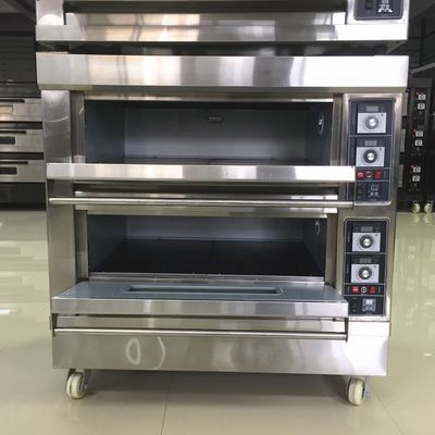 Máquinas de cozinha Função Elétrica bolo de gás Forno de pizza com competitivo e 3 decks 9 bandejas