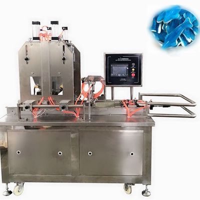 Máquina de depósito de goma de banana de framboesa de aço inoxidável para fabricação rápida de doces de geleia