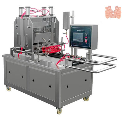 Máquina de depósito de goma de banana de framboesa de aço inoxidável para fabricação rápida de doces de geleia