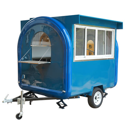 220V de aço inoxidável Hot Dog Vending Van para cozinha móvel e compra de Food Truck