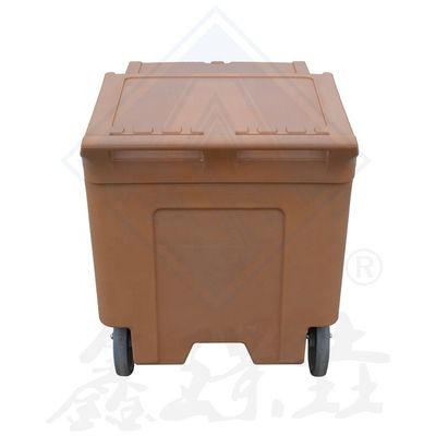 2023 Rotomolding Carrinho de coleta de gelo de plástico fácil de limpar e perfeito para armazenamento