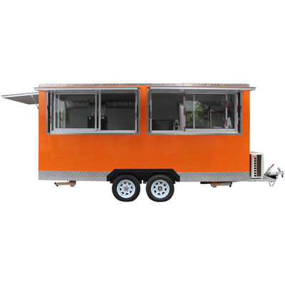 Fábrica de processamento de vegetais Hot Dog Burger Trailer para carrinho de comida móvel de gelo italiano