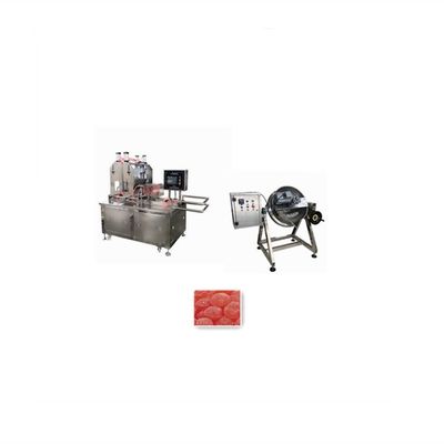 Função da máquina Depositando máquina de doces moles Máquina de gomas para fabricação de doces gomosos