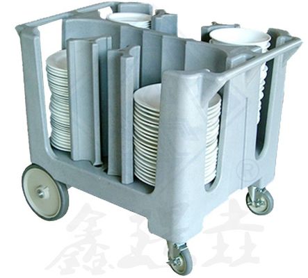 Hotel Buffet Equipamento alimentar Carrinho de pratos de moldagem rotativa para armário móvel e aquecimento de pratos