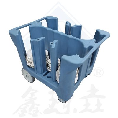 Hotel Buffet Equipamento alimentar Carrinho de pratos de moldagem rotativa para armário móvel e aquecimento de pratos