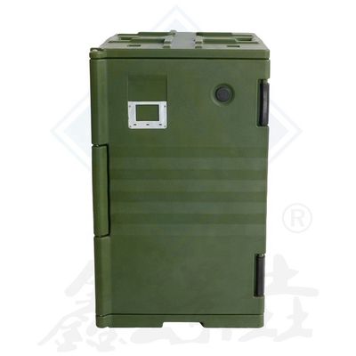 Equipamento de alimentação de buffet de hotel Caixa isolada de rotomoulding multicolorida para armazenamento de alimentos