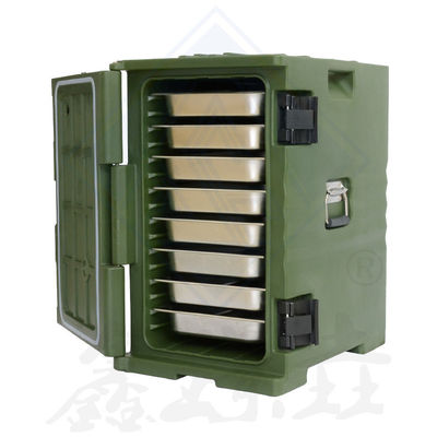 Equipamento de alimentação de buffet de hotel Caixa isolada de rotomoulding multicolorida para armazenamento de alimentos