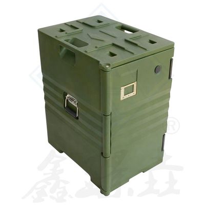 Equipamento de alimentação de buffet de hotel Caixa isolada de rotomoulding multicolorida para armazenamento de alimentos