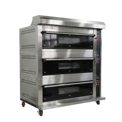 2/3/4/6/9 Taças Capacidade Comercial Pão de Pão Pizza Bolo Cozinha Gas Forno Elétrico