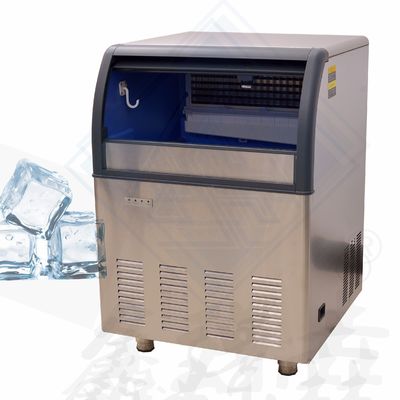 Máquina automática para fazer blocos de gelo 1000 kg Fabricante de cubos industriais com compressor Maneurop