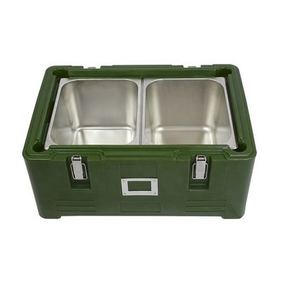 Container de caixa de almoço de plástico isolado para transporte de peixe, microondas e caixa de lavagem de pratos