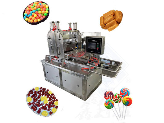 Máquina automática de fabricação de pastilhas de açúcar do tipo &quot;Lollipop&quot; com capacidade de 40-50 kg/h