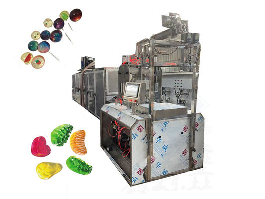 Máquina automática de fabricação de pastilhas de açúcar do tipo &quot;Lollipop&quot; com capacidade de 40-50 kg/h
