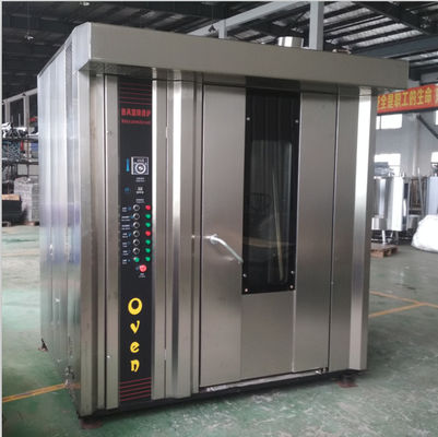 Linha de produção de padaria à base de água Forno de pizza elétrico com aquecimento automático por convecção