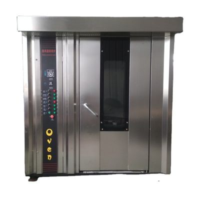 Linha de produção de padaria à base de água Forno de pizza elétrico com aquecimento automático por convecção