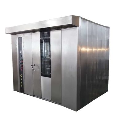 Linha de produção de padaria à base de água Forno de pizza elétrico com aquecimento automático por convecção