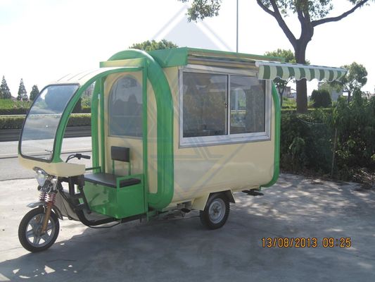 Street Food Trike Bike Café Crepes Carrinho de comida com Bicicleta Motocicleta Food Truck 220*160*210