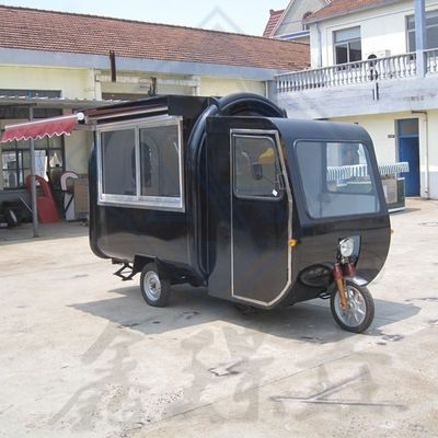 Street Food Trike Bike Café Crepes Carrinho de comida com Bicicleta Motocicleta Food Truck 220*160*210