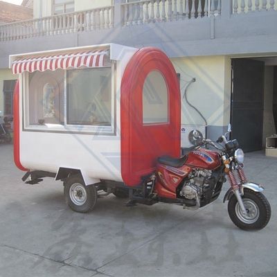 Street Food Trike Bike Café Crepes Carrinho de comida com Bicicleta Motocicleta Food Truck 220*160*210