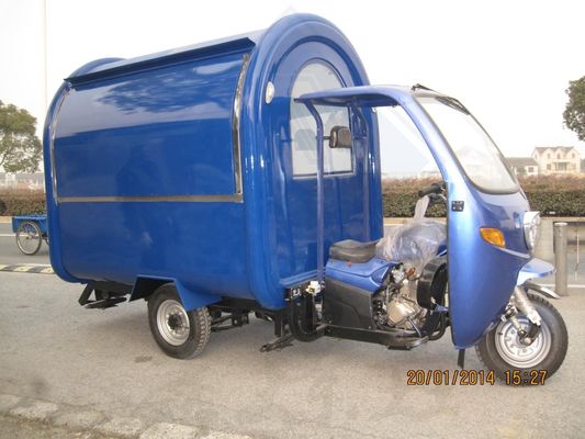 Street Food Trike Bike Café Crepes Carrinho de comida com Bicicleta Motocicleta Food Truck 220*160*210