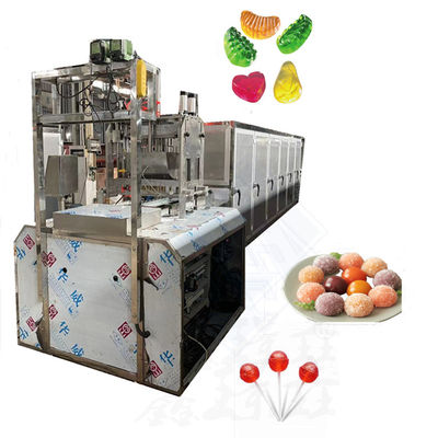 Máquina de depósito de doces com geleia de pectina de aço inoxidável para distribuição de gomas e doces