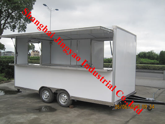 Caminhão de alimentos móvel com máquina de algodão doce e carrinho 2300*1650*2300mm Voltagem 220V