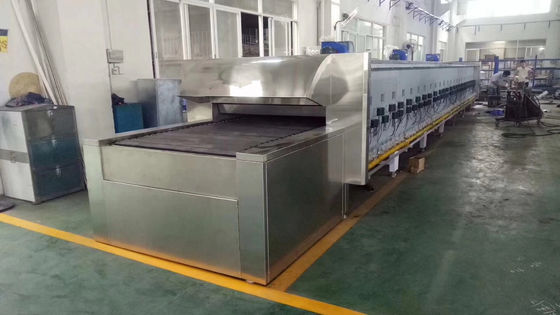 Forno de túnel fácil de usar para torradas de pão Pita em padarias industriais