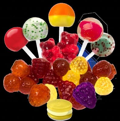 Linha de produção de depósito de doces de gelatina automática em forma de urso de maçã 150-600 kg/h