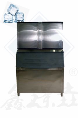 Máquina de fabricação de cubos de gelo industriais de 1000 kg para eficiência e automação de lojas de alimentos