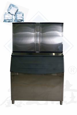 Máquina de fabricação de cubos de gelo industriais de 1000 kg para eficiência e automação de lojas de alimentos