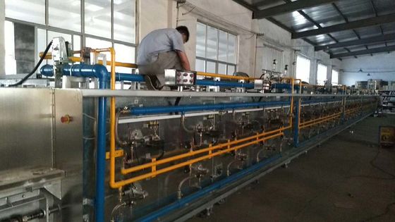 Linea de produção de fornos elétricos de secagem por túnel de ar quente industrial de economia de energia