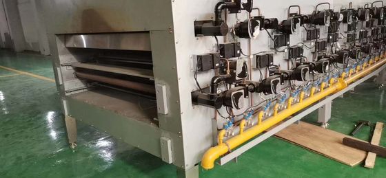 Linea de produção de fornos elétricos de secagem por túnel de ar quente industrial de economia de energia