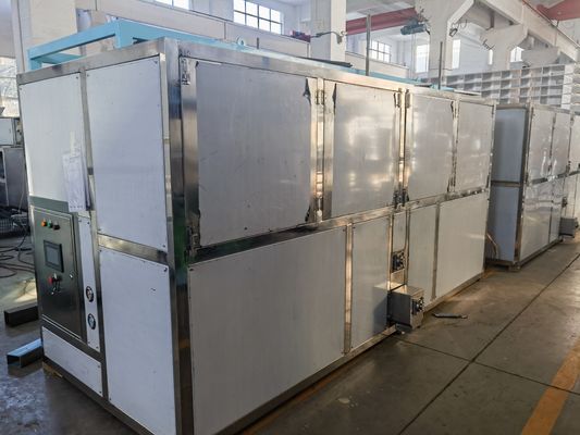 Fabricante de gelo de cubo de resfriamento por água industrial com funcionalidade automática de fabricação de gelo