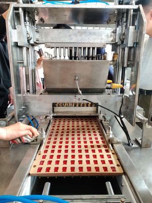 Máquina de fabricação de doces moles e duros totalmente automática com fonte de alimentação de 220 V e função de despejo