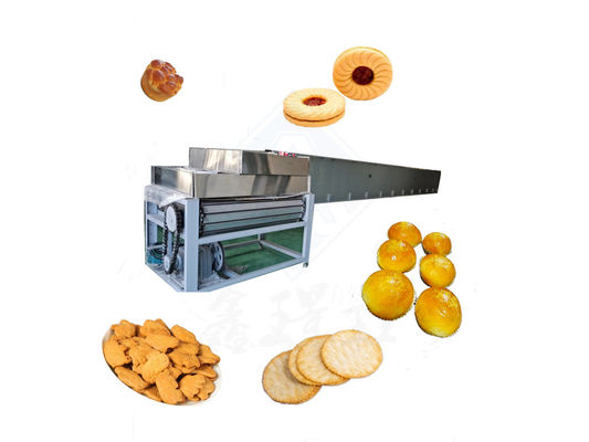 Forno de túnel de tamanho médio para assar biscoitos e omeletes de ovo em uma loja de alimentos e bebidas