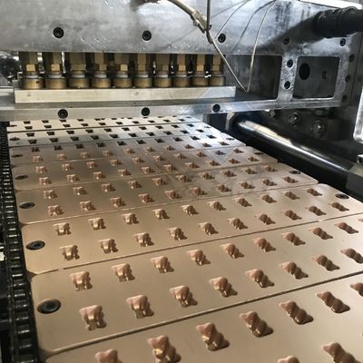 Máquina de fabricação de doces duros de alta capacidade com tamanho 1900x980x1700mm e tensão 220V