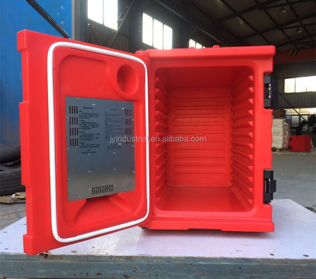 Carregador de frigoríficos de carga frontal isolado de 90 L para transporte de alimentos quentes