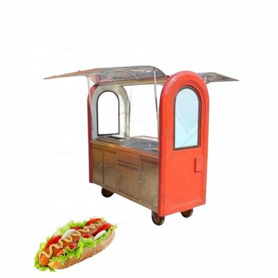 Longa vida útil Alimentos móveis Snack Carrinho de comida de batata espiral com equipamento personalizado